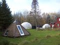 Edensreturn farm diy log cabin pyramid project step 3 metal roof weatherizing and wood stove