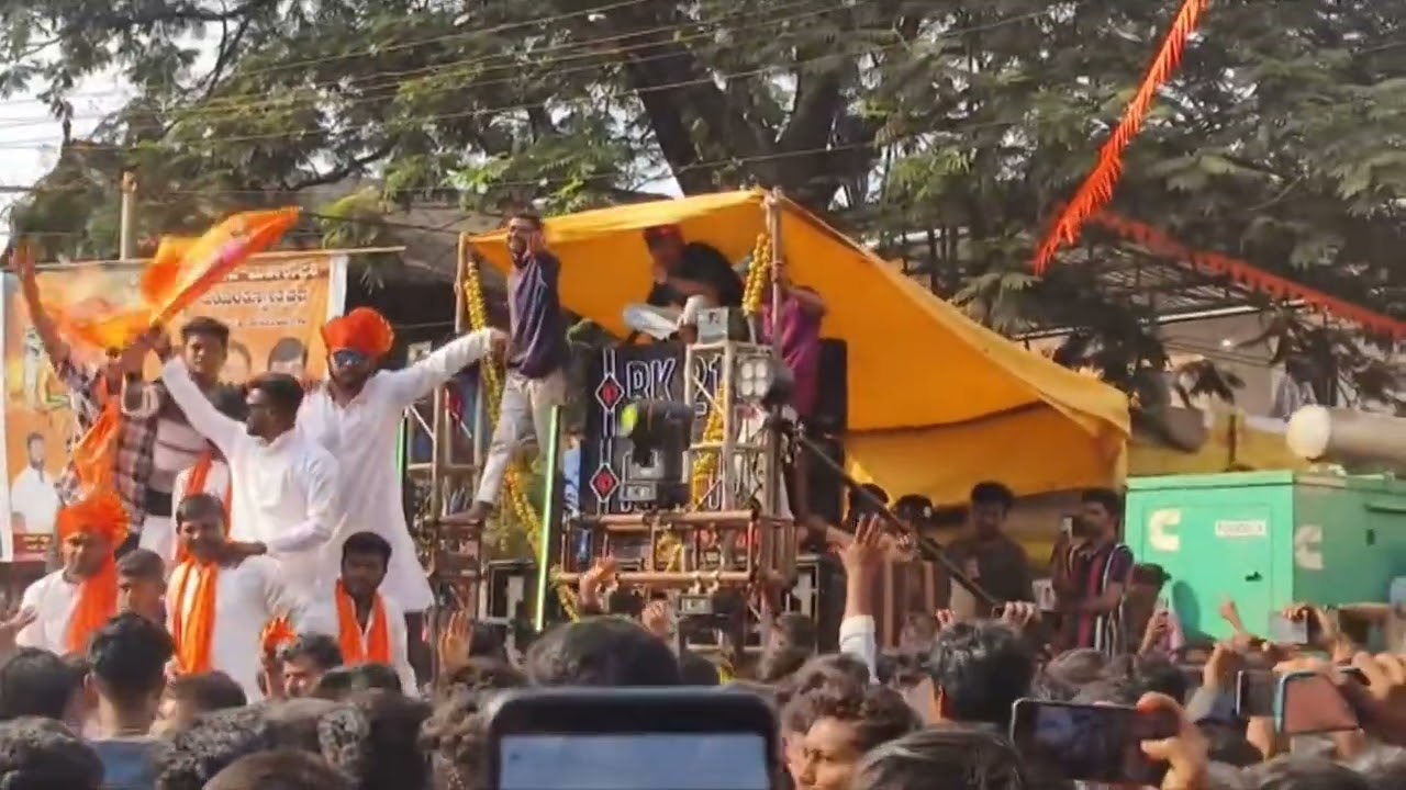 RK 21 Plus 🆚 KING Maker Sound 💥 Dharwad Shivaji Maharaj jayanti 2025 