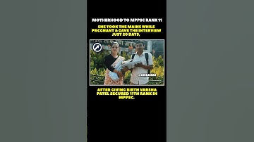 Varsha Patel’s Inspiring Journey✨#upsc #civilservices#mppsc #mother#motherhood#interview#secure#rank