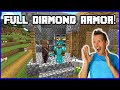 I Found Diamonds For Full Set Of Diamond Armor!!!