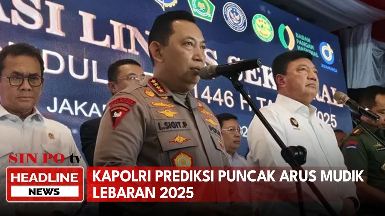 Kapolri Prediksi Puncak Arus Mudik Lebaran 2025 - YouTube