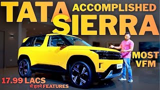 कम खरच Full चरच Tata Sierra 2025 Tata Sierra Accomplished Sierra Tata 2025 Tata Sierra