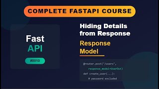 FastAPI # 0010 # Hiding Unnecessary Details from Response (Response Model)
