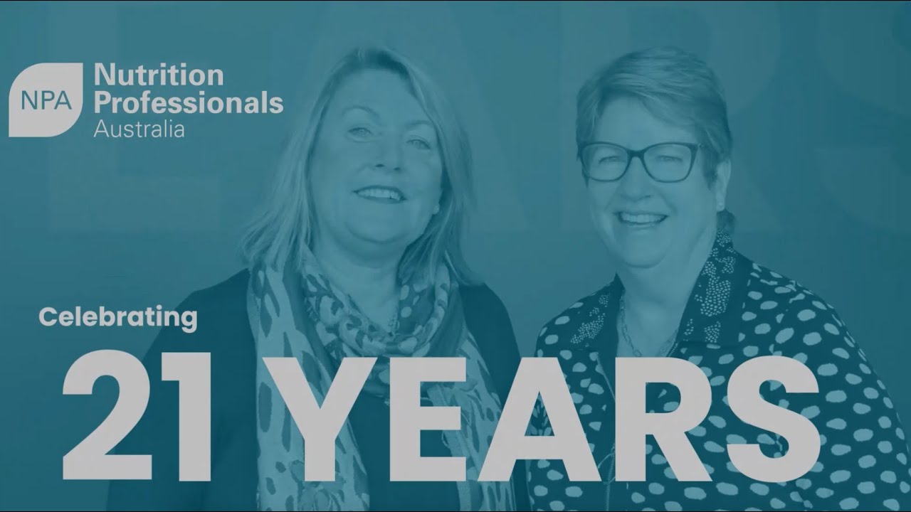 21 Years of Nutrition Professionals Australia