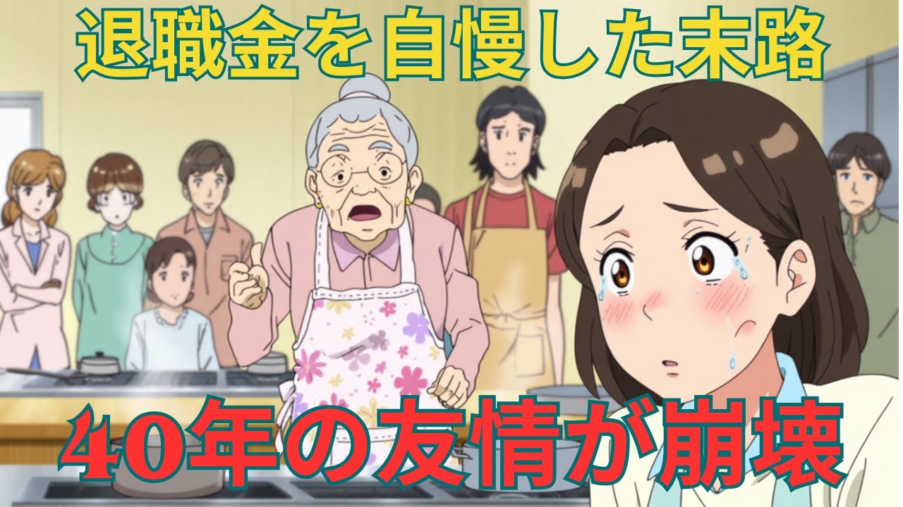 心にしみる話| 【40年以上の友情が崩壊】お金の話は絶対にしてはいけない。絶縁された私が気づいた本当の幸せとは？老後の後悔 _ 老後の友人関係 _ シニア