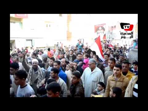 مسيرة بالدقهلية بدواي بتقول نعم للدستور