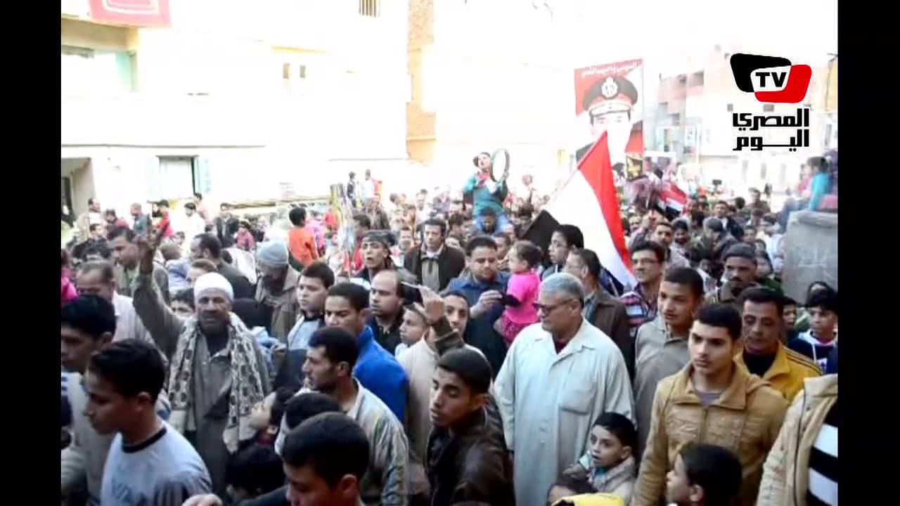 مسيرة بالدقهلية: «بدواي بتقول نعم للدستور»