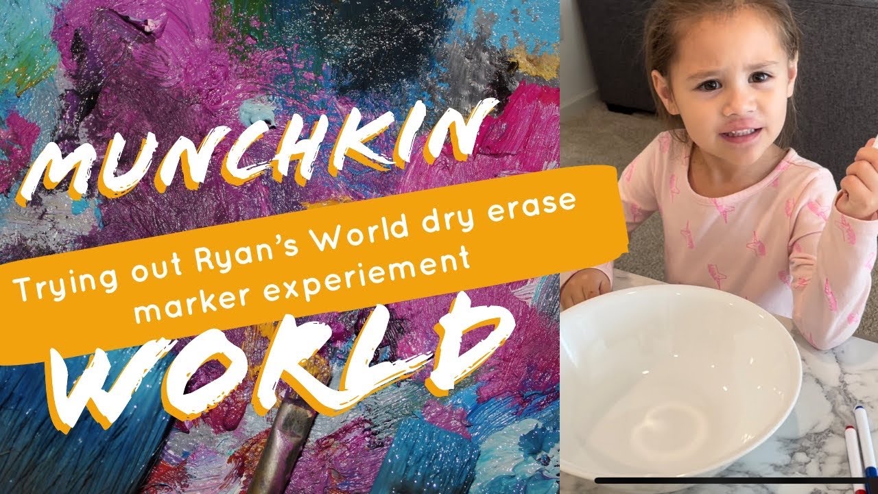 Trying Out Ryan’s World Dry Erase Marker Experiment Munchkin World
