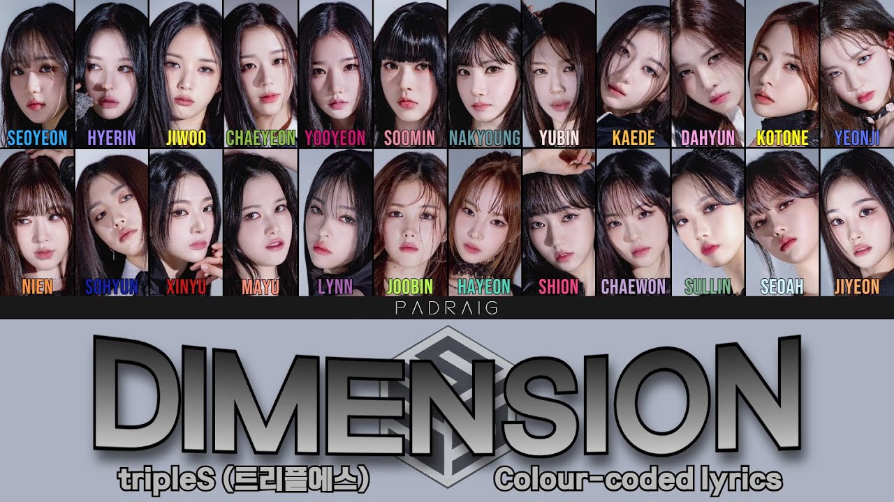 tripleS (트리플에스) - Dimension Colour-coded lyrics - YouTube