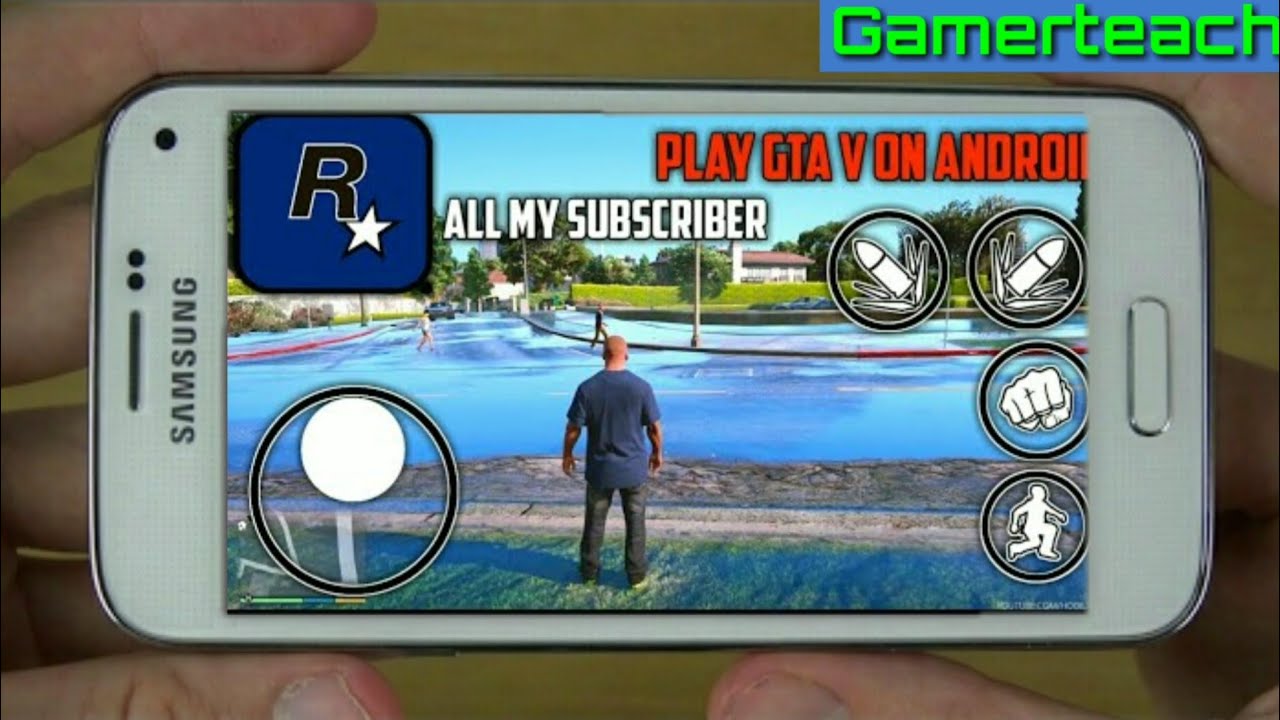 Finally Play GTA 5 In AndroidGTA 5 App+Obb Highly CompressBest