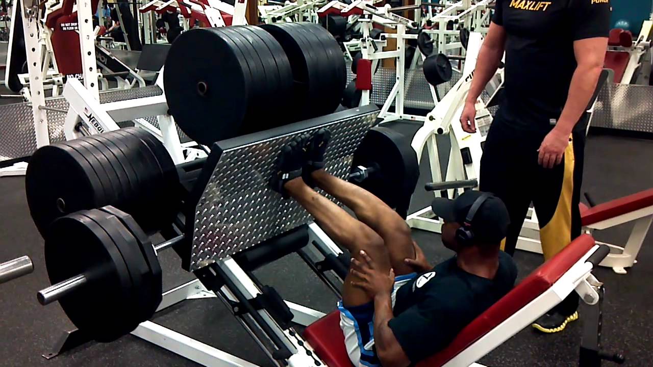 2000 pound leg press for 9 reps YouTube