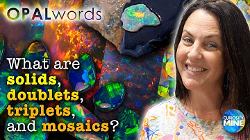 What are doublets, triplets and mosaic opal? Opal Words at Lightning Ridge