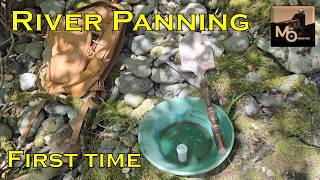 Harry's First Time River Panning for Gold
