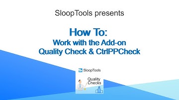 How To: Work with the Add-on Quality Check & CtrlPPCheck