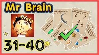 Mr Brain Level 31 32 33 34 35 36 37 38 39 40 Walkthrough Solution screenshot 3