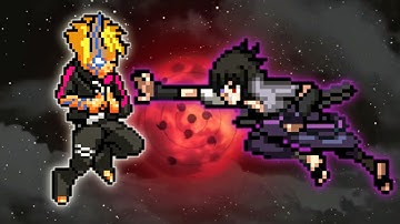 Borushiki OP(New) VS Sasuke Indra V2 OP in Jump Force Mugen