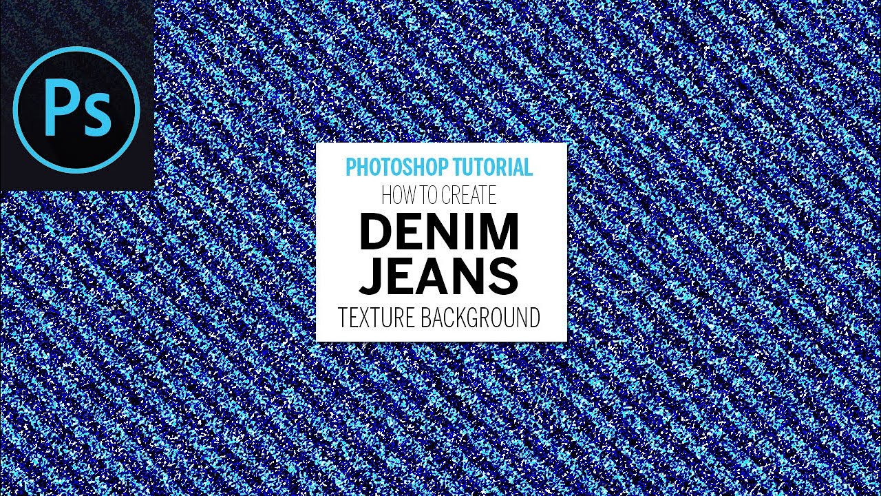 Create Denim Jeans Texture Effect Background in Adobe