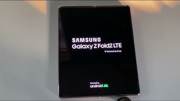 Samsung Galaxy Z Fold2 boot animation