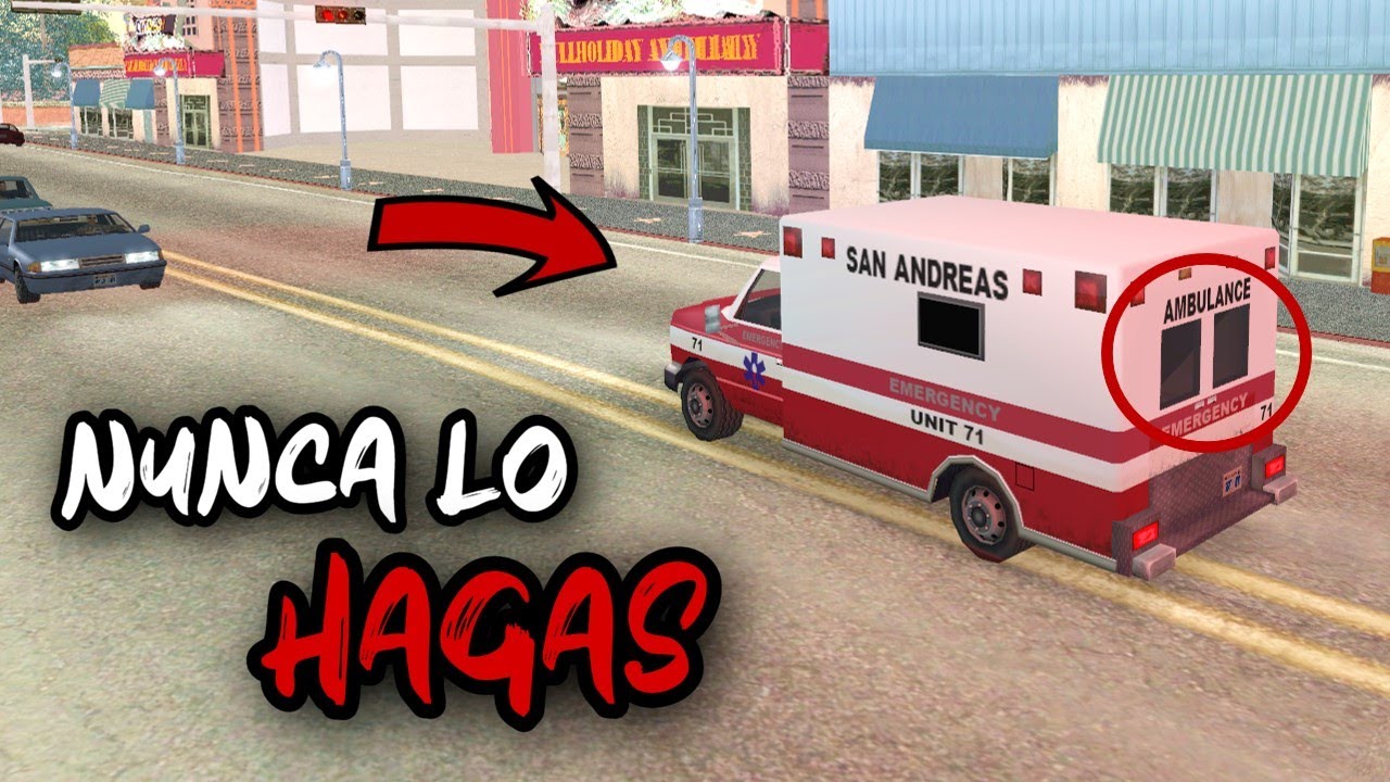 Nunca seas Paramédico en GTA San Andreas