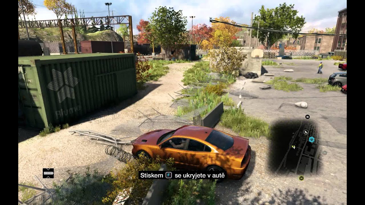 Watch Dogs - crashing the fences (chain reaction bug)