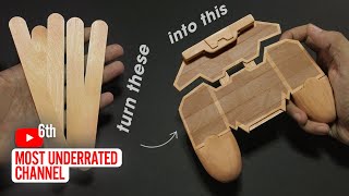 How to make Mobile Game Controller from Popsicle Stick