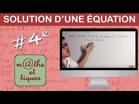 Vidéo: Comment vérifier une réponse dans des équations en deux étapes ?