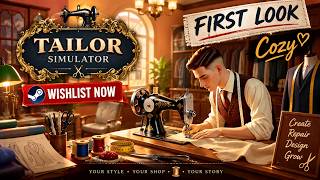 Tailor Simulator – First Look | Cozy Tailoring Shop Simulator | No Commentary screenshot 1