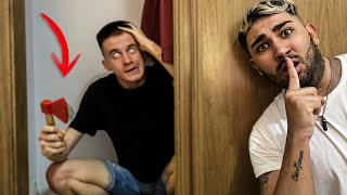 UN PSICOPATA LOCO SE COLÓ EN MI NUEVA CASA!!