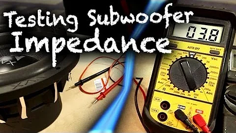 How to Test Subwoofer Impedance with Multimeter | Car Audio 101