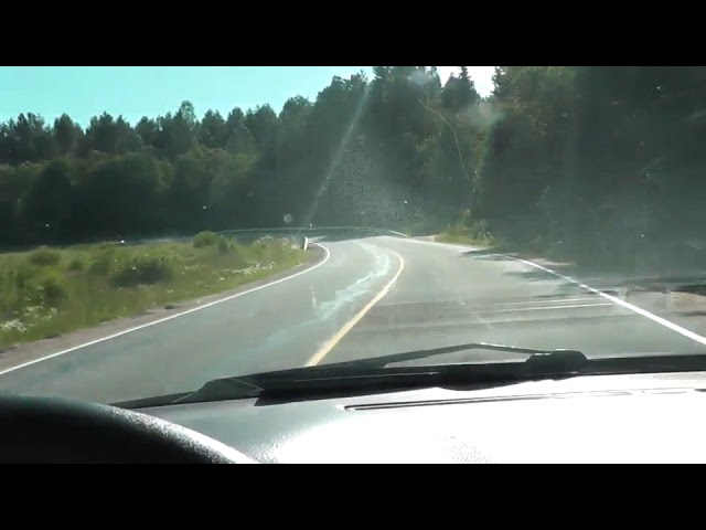 Как тормозить автоматом на скользкой дороге во время спуска.