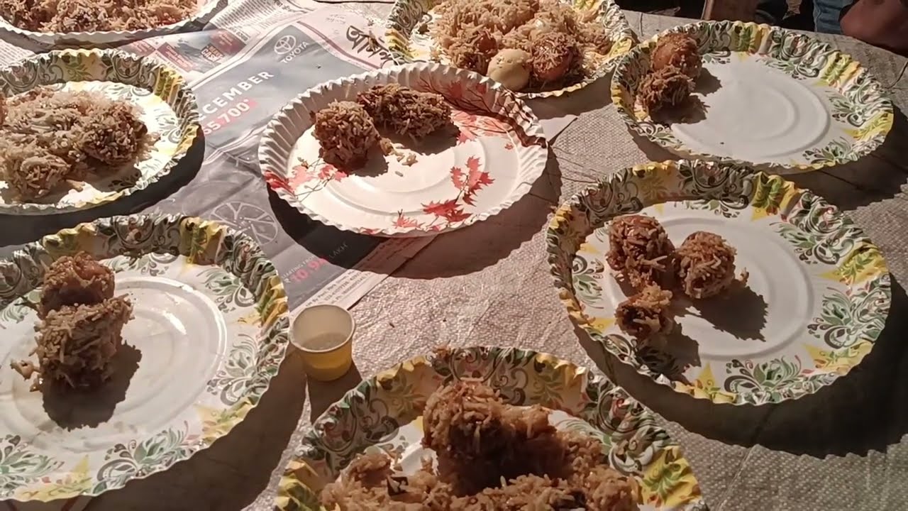 BIRTHDAY PARTY WITH CHICKEN BIRIYANI 