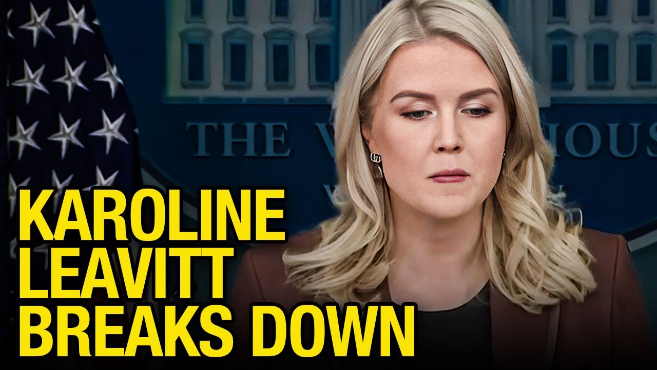 Karoline Leavitt Falls To Pieces After Epstein Emails Released
