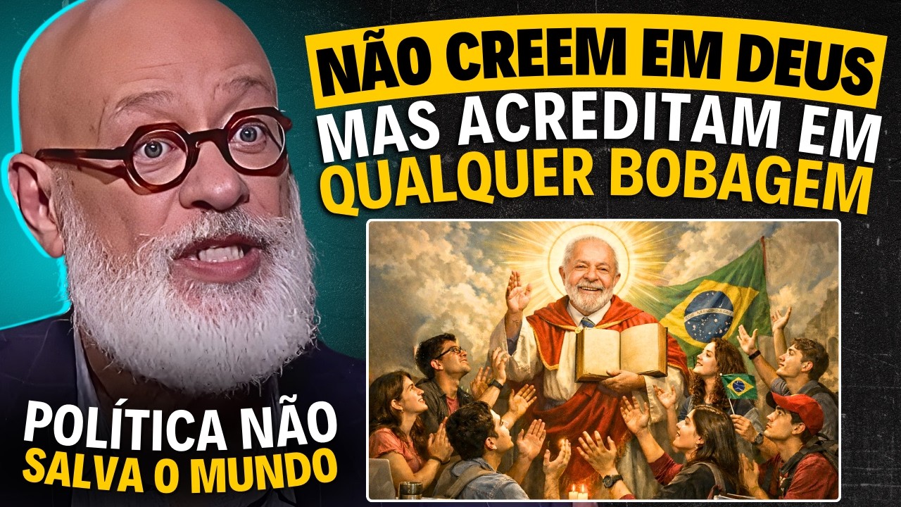 O Grande ERRO desta Geração: acreditar em TUDO, menos na Realidade | Luiz Felipe Pondé