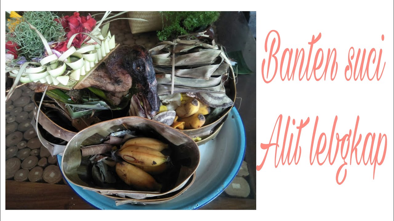 Tutorial metanding banten suci alit lengkap