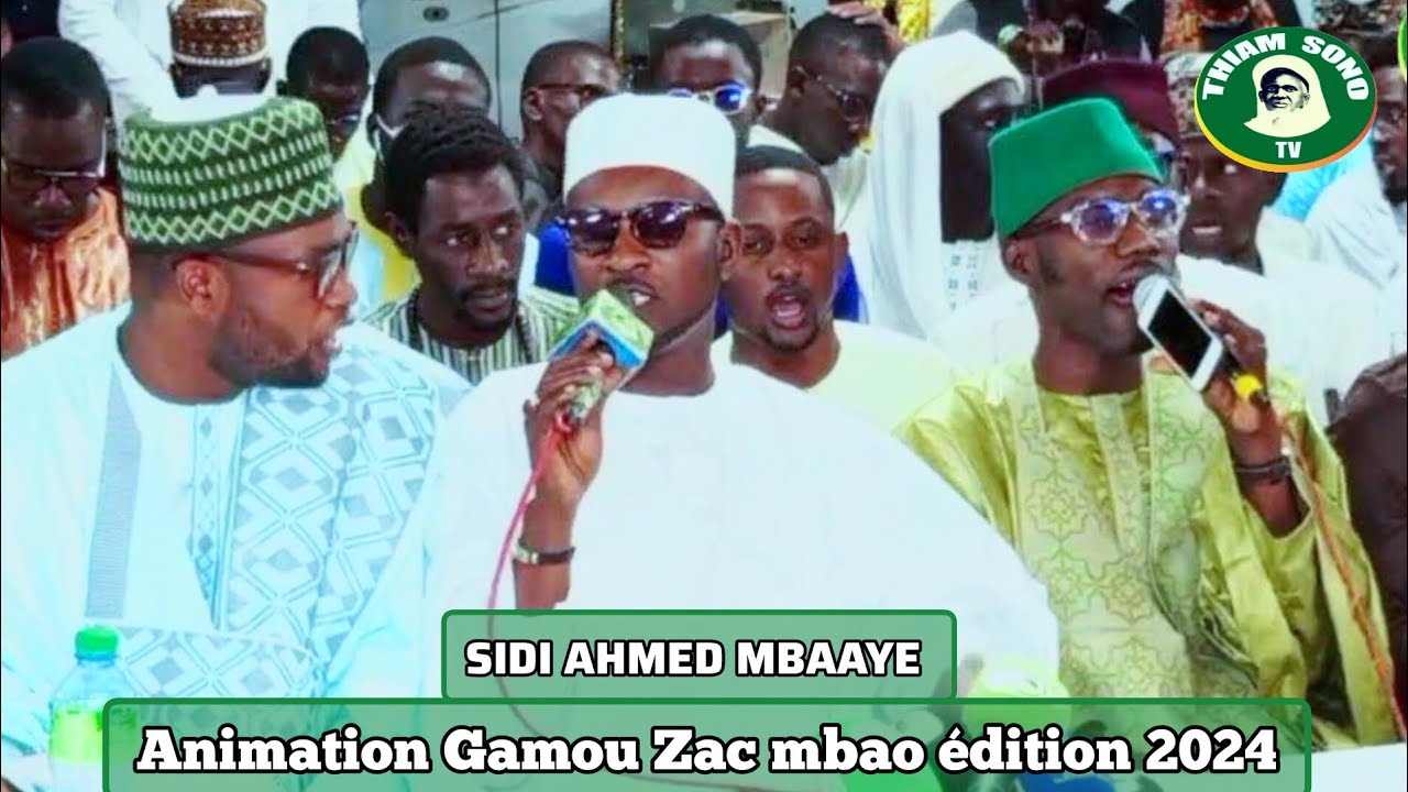 Sidi Ahmed Mbaaye animation gamou zac mbao 2024