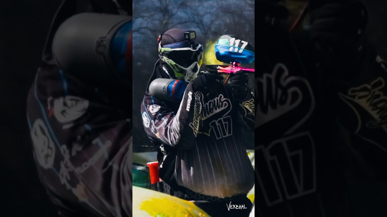 Surprise! ⁣⁣Enjoy paintball. ⁣⁣