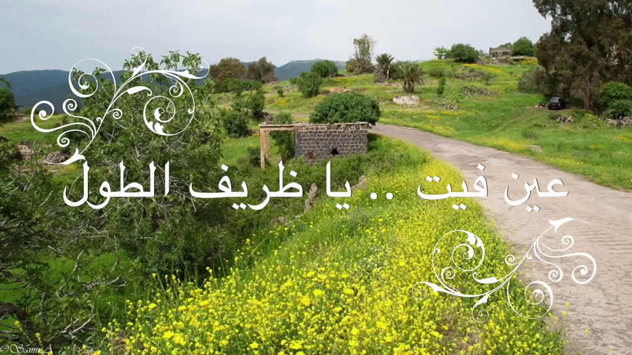 يا ظريف الطول .. قرية عين فيت في الجولان السوري المحتل