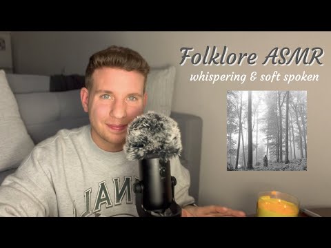 ASMR whispering and soft spoken: 'Folklore' lyrics by Taylor Swift 🌙☁️