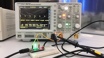 LED dimming arduino display PWM in oscilloscope