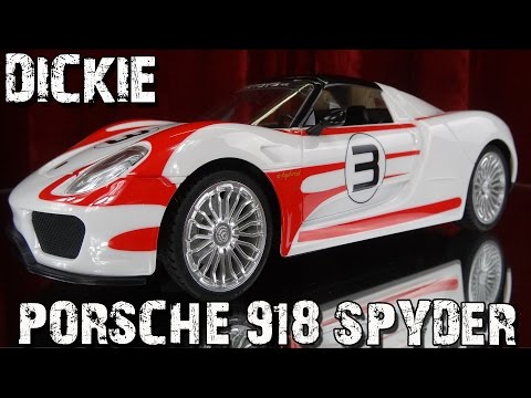 "DICKIE RC PORSCHE 918 SPYDER  FERNGESTEUERT" -Vorstellung