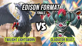 Yu-Gi-Oh! Edison Format Finals: Twilight Lightsworn Vs Gladiator Beast