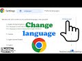 Change Language in Google Chrome 🌐