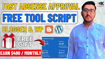 Fast AdSense Approval ✅ - Free Tool Script Blogger & WP 🔥 - Earn $490 Every Month With Tool Website