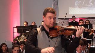 Ricardo Rupp Salavessa plays Tchaikovsky's Violin Concerto, 1st Mvt., with the OSJ