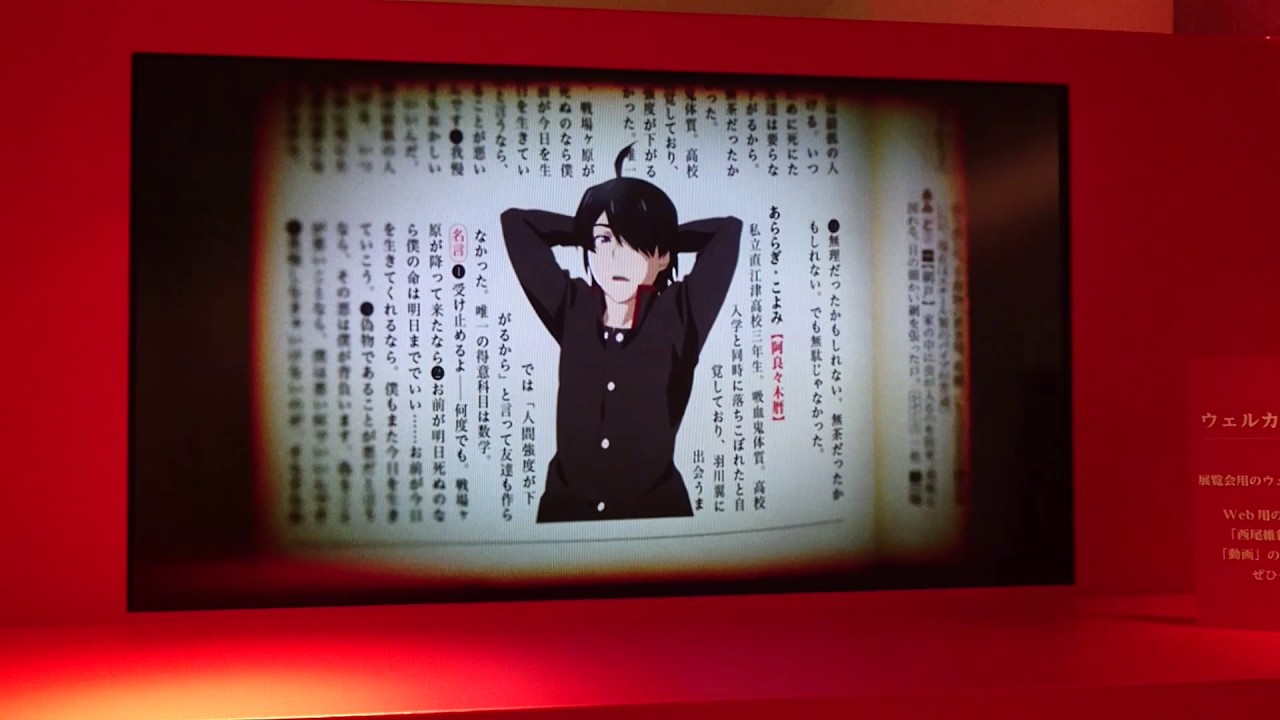 西尾維新大辞展 ウェルカムムービー 会場ver Youtube 西尾維新大辞展 ウェルカムムービー 会場ver Youtube