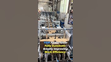 See how the folder gluer gets the job done! #foldergluer #foldergluermachine #foldergluing