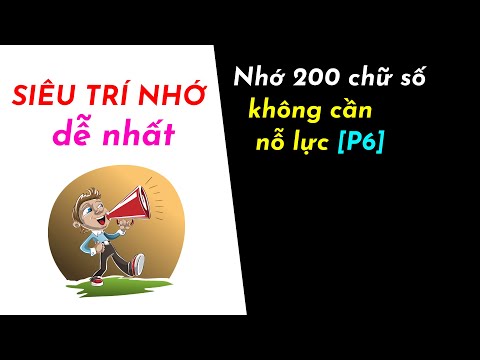 Video [P6] Nhớ 200 chữ số không nỗ lực | Thuộc lòng bảng mã... - youtube