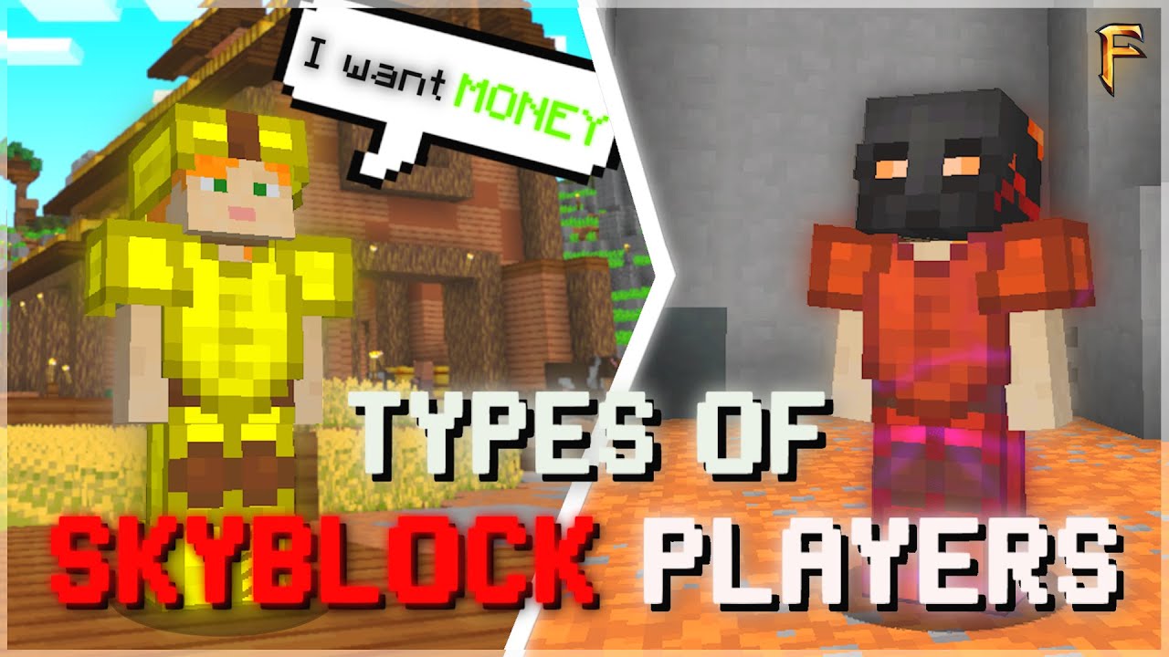 Types Of Fakepixel SkyBlock Players | SkyBlock Stereotypes!