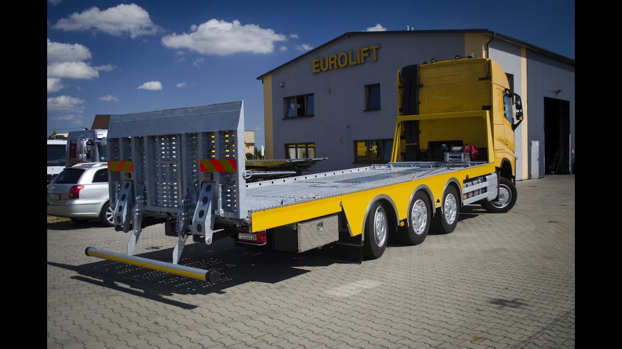 VOLVO FH13 32 DMC Zabudowa stała z dwuczęściowym najazdem Eurolift