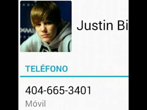 Telefonos De Famosos Selena Miley Justin Youtube